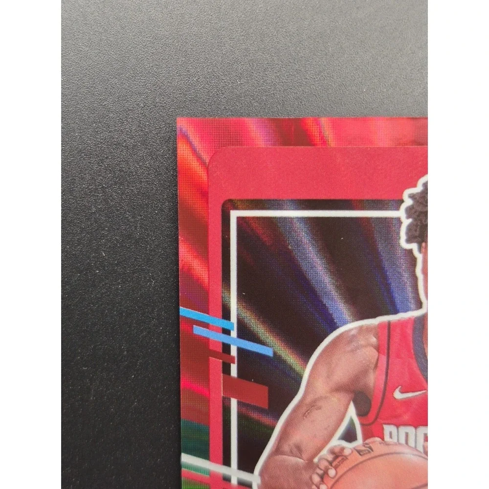 2023 Donruss Amen Thompson #206 Rated Rookie Red & Green Lazer /75 (RC) Rockets